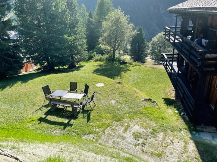 Apartmán Chalet Singlinaz Zinal Exteriér fotografie